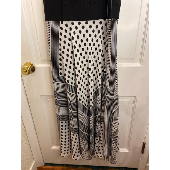 Y2K Studio One Polka Dot Dress Plus 16 Stretchy Flattering Handkerchief Hem - Picture 2 of 8